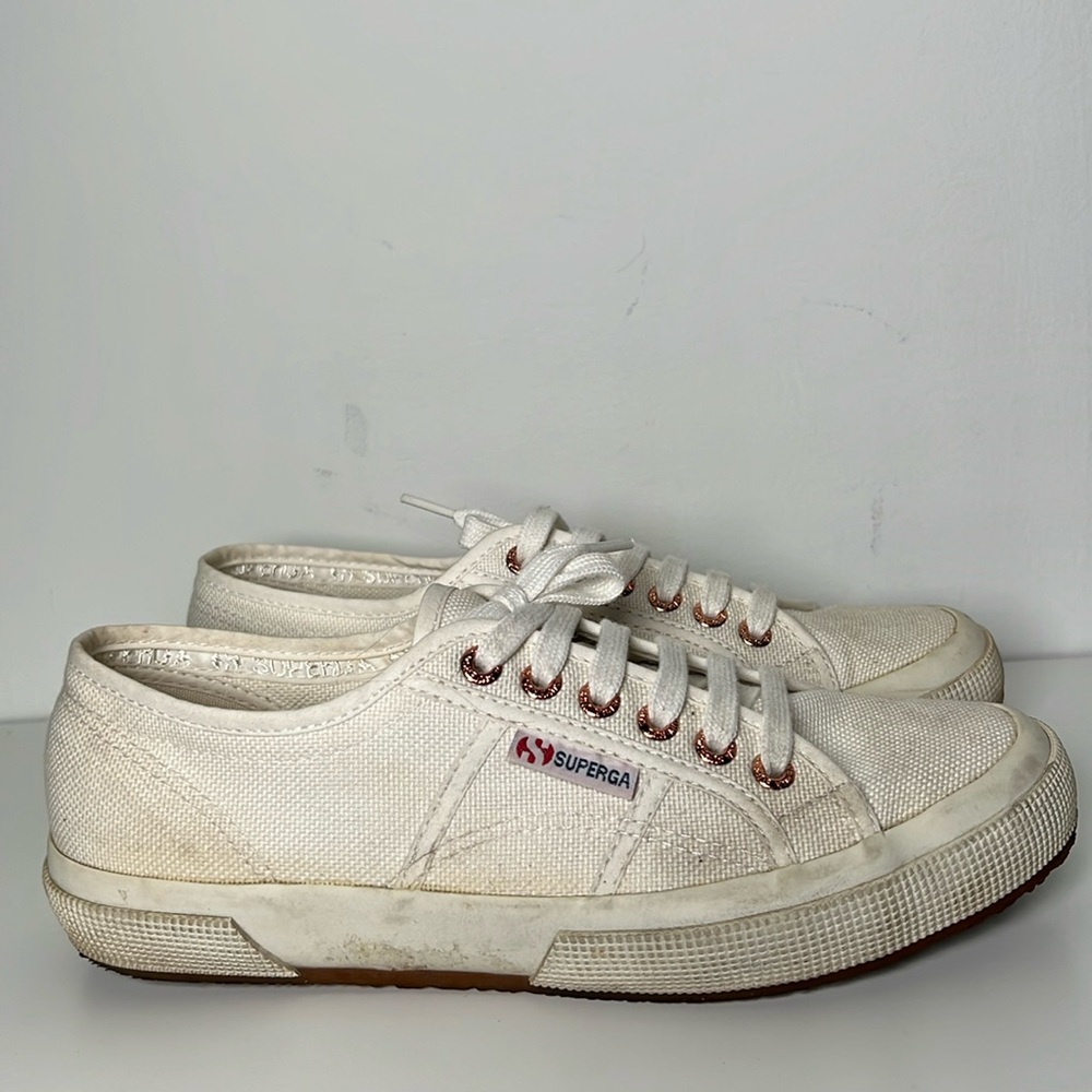 Superga white canvas sneakers EU 39 / US 8